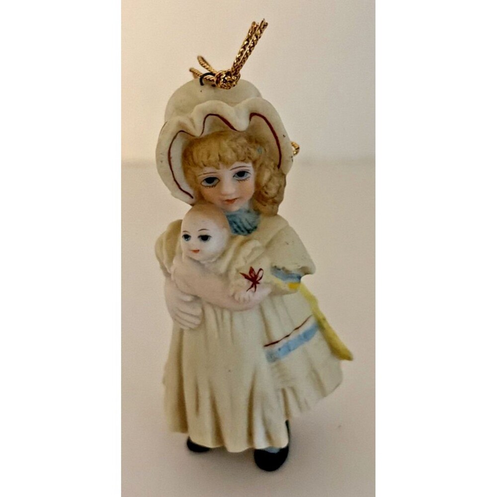 Vintage Jan Hagara Jenny and her Bye-Lo-Doll Limited Edition Porcelain Ornament